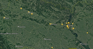 Грін-карта сонячних АЗК ОККО
